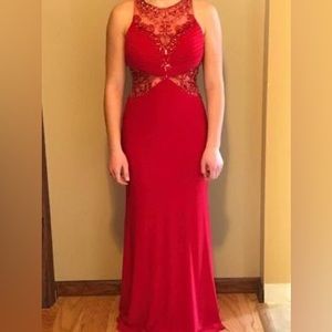 Red prom dress